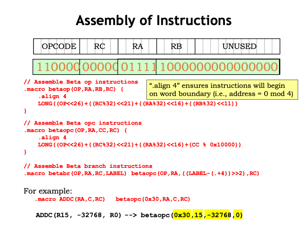 L10a Assembly Language